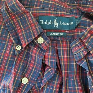 Ralph Lauren Men’s Plaid Dress Shirt Size S NWOT